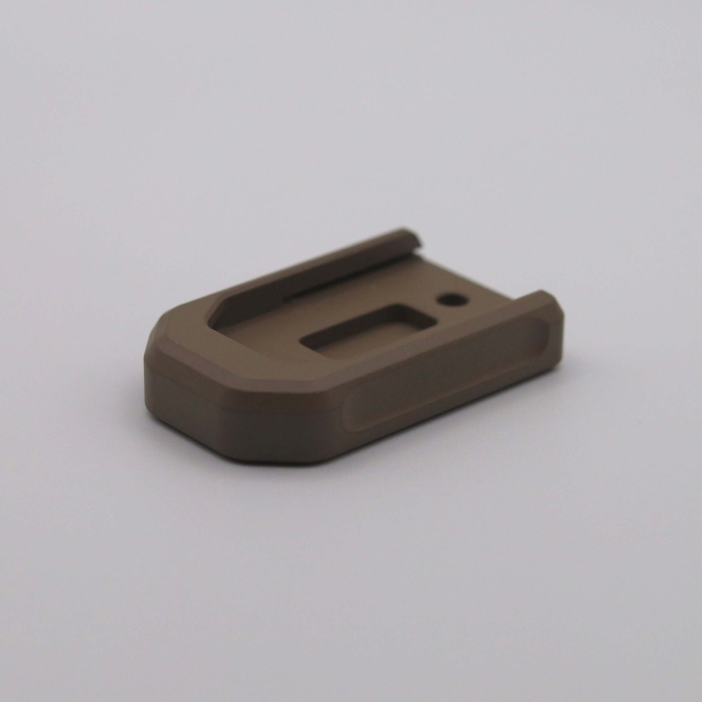 FDE (Flat Dark Earth) base plate for PSA Micro Dagger magazines, machined for perfect fit