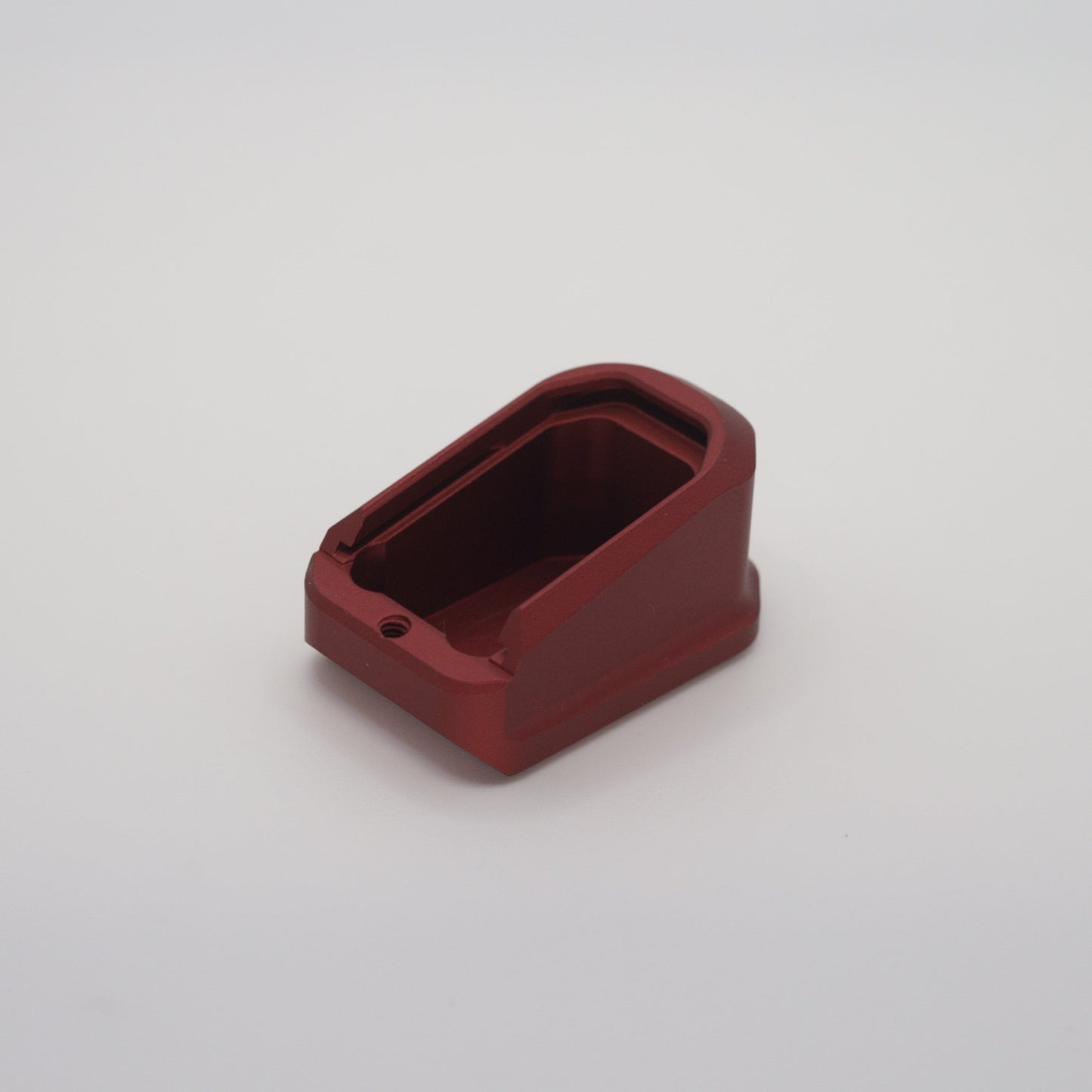 Micro Dagger +2 Mag Extension – Red – Glock 43/48 Compatible - Custom Machined Concepts