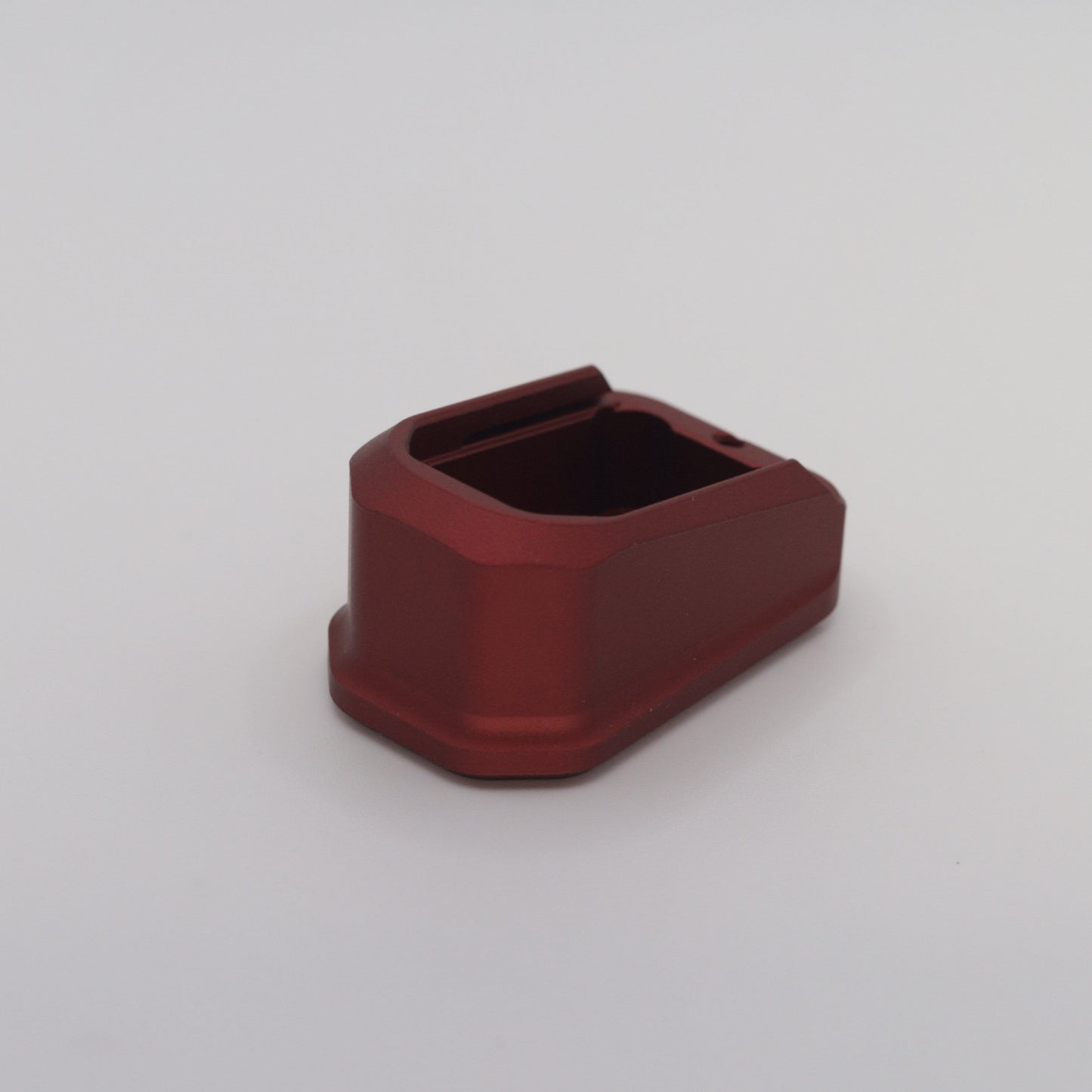 Micro Dagger +2 Mag Extension – Red – Glock 43/48 Compatible - Custom Machined Concepts