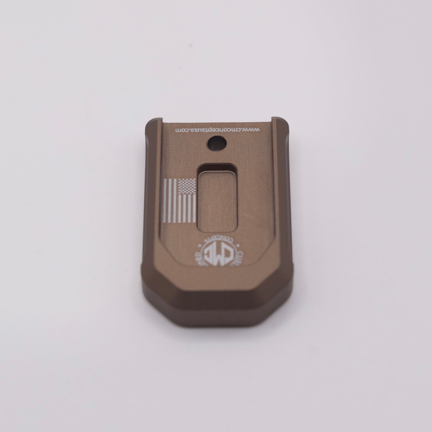 Base Plate for PSA Micro Dagger 15-Round Magazines – FDE Anodized