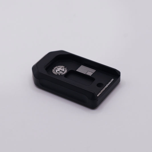 Premium Anodized Black Base Plate for PSA Micro Dagger 15-Round Magazines