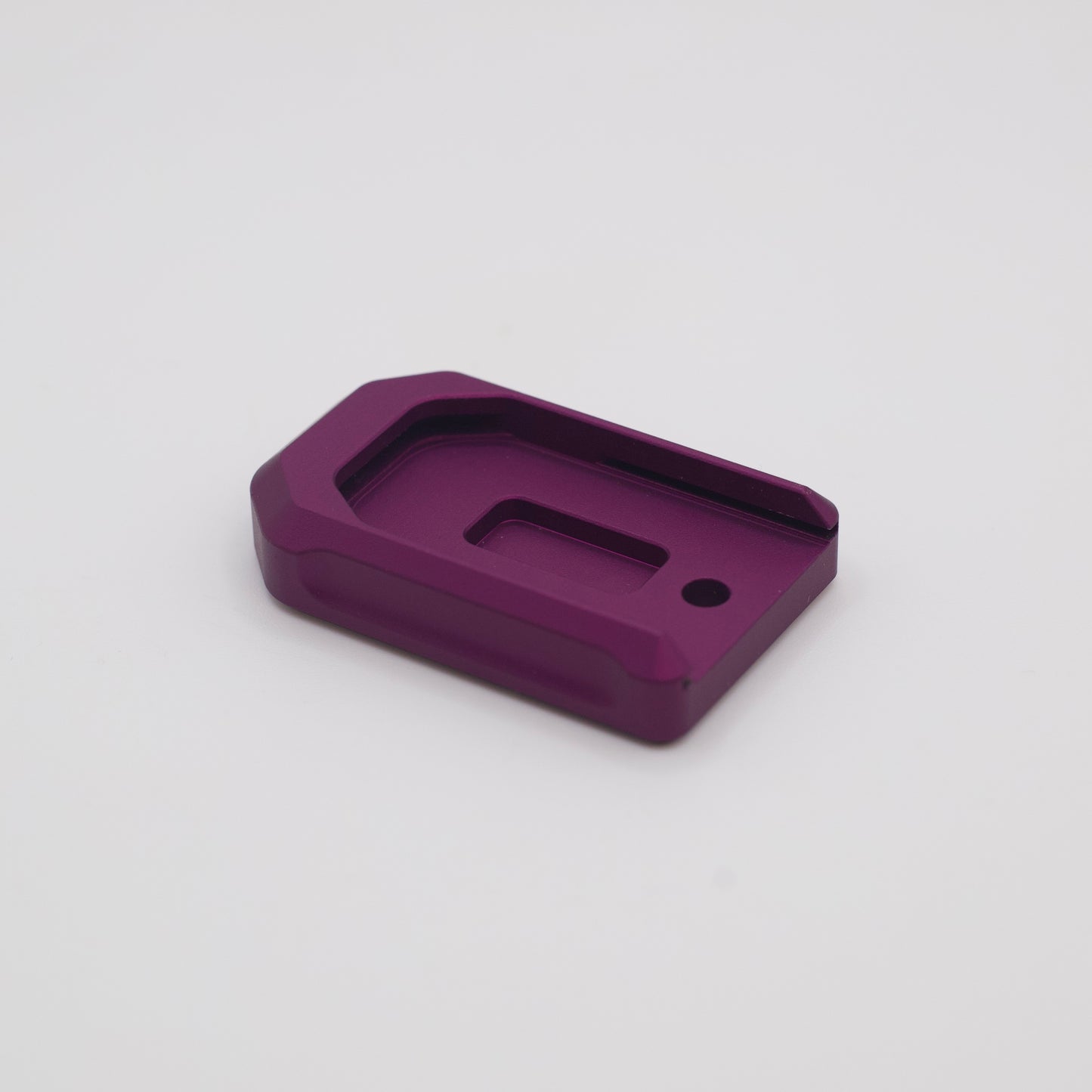 PSA Dagger Micro +0 Magazine Baseplate – Purple Anodized - Custom Machined Concepts