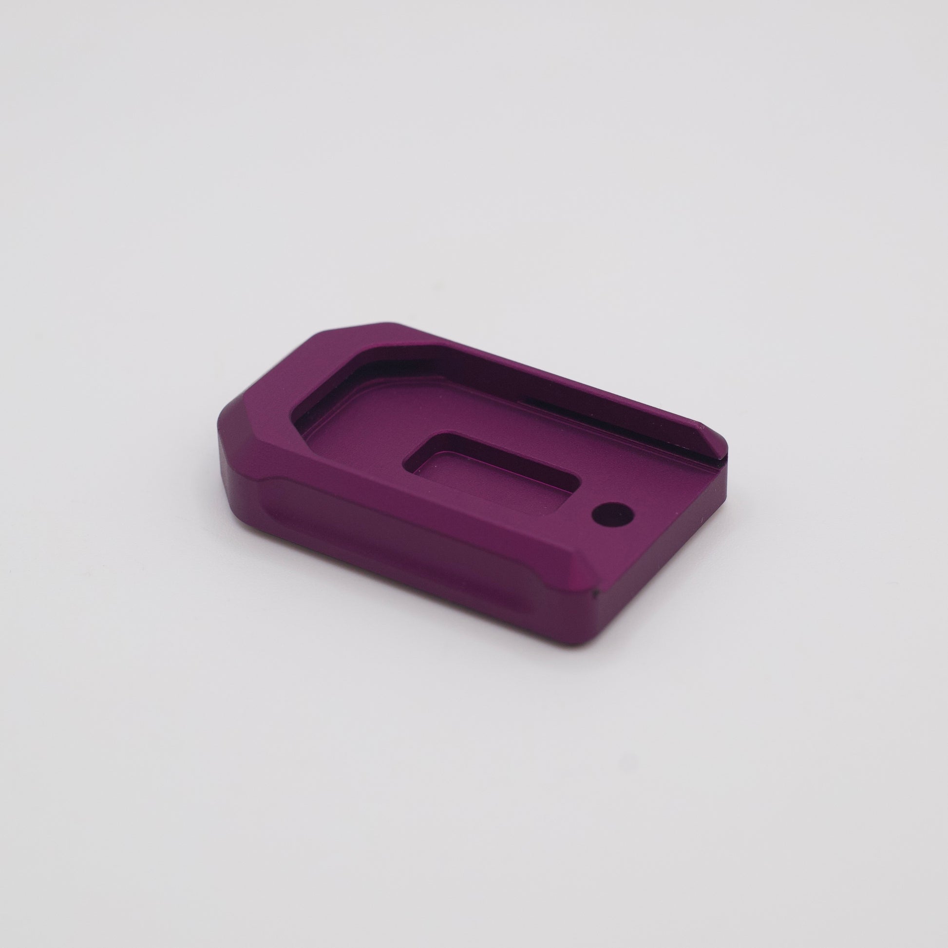 PSA Dagger Micro +0 Magazine Baseplate – Purple Anodized - Custom Machined Concepts
