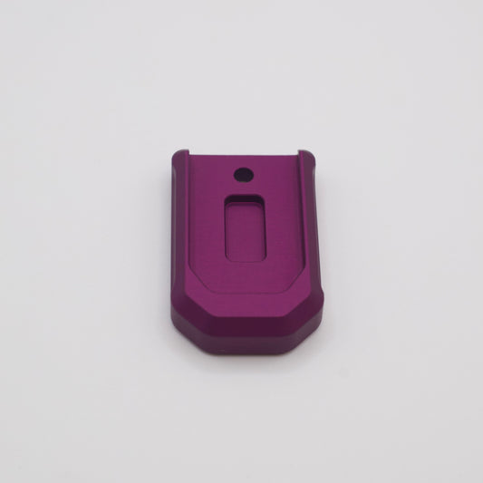 PSA Dagger Micro +0 Magazine Baseplate – Purple Anodized - Custom Machined Concepts