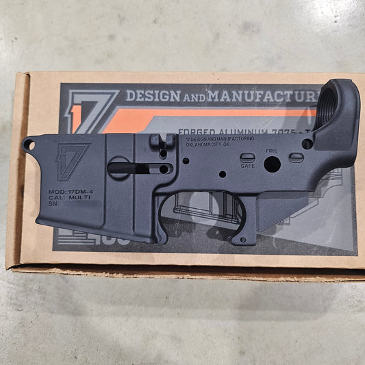 17 Design Billet AR-15 Stripped Lower Receiver